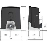 Автоматика для відкатних воріт CAME BXL-400