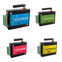 GSM модуль на 10 (50, 500, 1000) контактів + зовнішній приймач для пультів